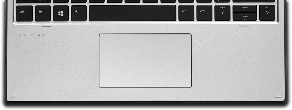 The TouchPad immediately beneath the keyboard keys
