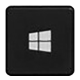 The Windows key which opens the Start menu